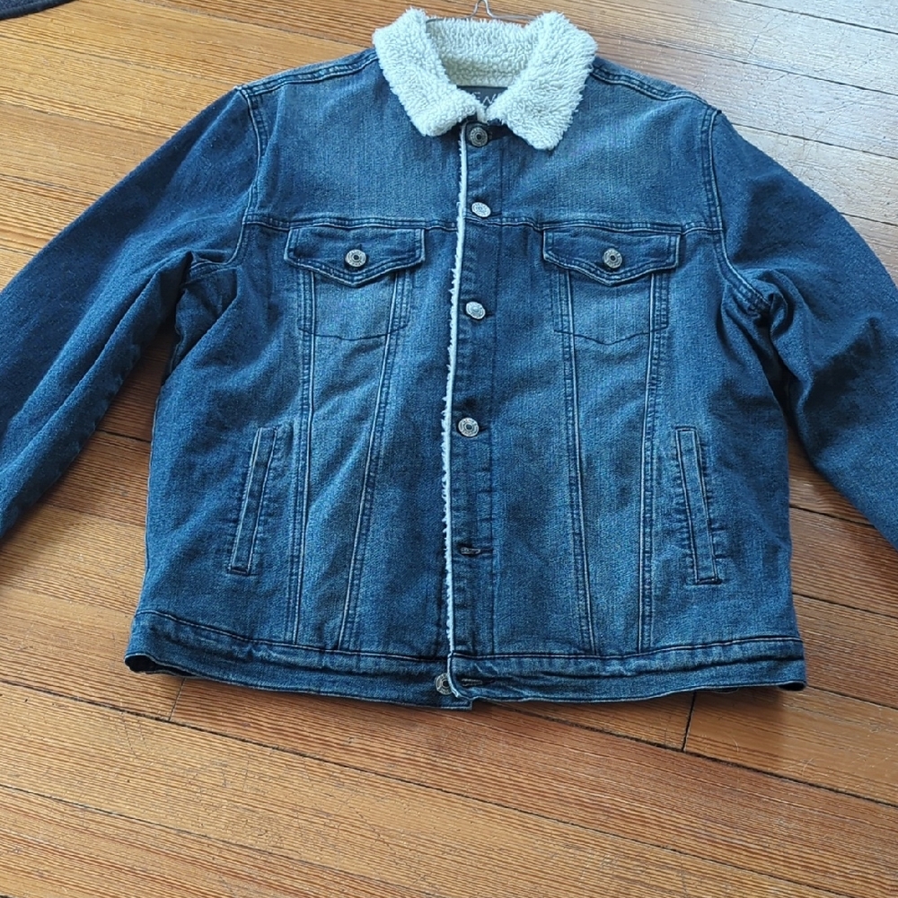 Lined Jean Jacket, Size L